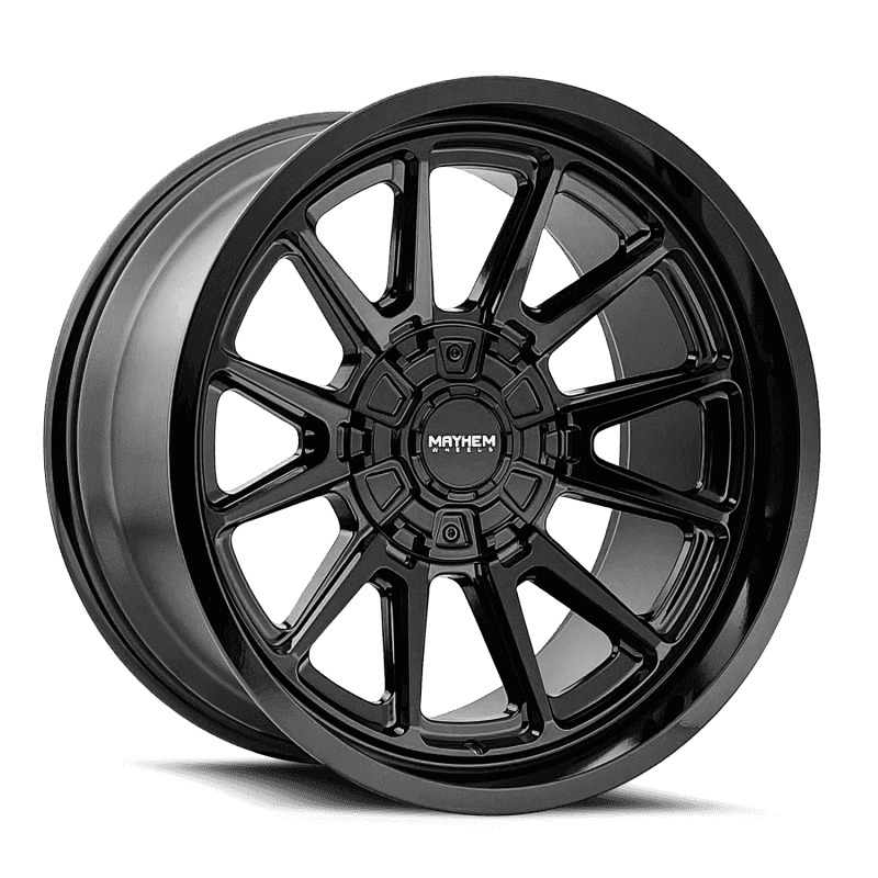 Mayhem — Mayhem 8116 Intrepid 20x9 / 8x170 BP / 0mm Offset / 125.2mm Hub Gloss Black Wheel
MAYHEM 8116 - view 1