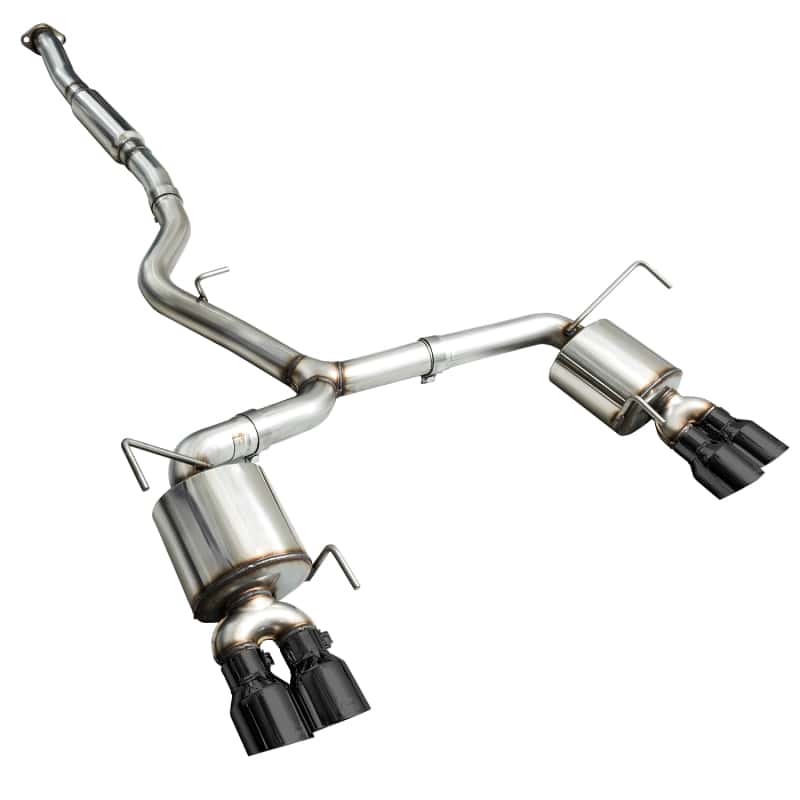 AWE Tuning — AWE Tuning 2015+ Subaru WRX VA Sedan Touring Edition Exhaust - Diamond Black Tips (102mm)
Touring Exhaust - view 2