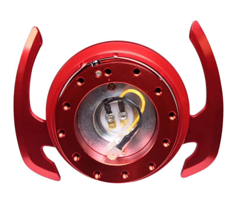 NRG — NRG Quick Release Kit Gen 4.0 - Red Body / Red Ring w/ Handles - view 3