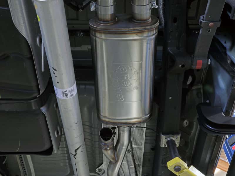 aFe — aFe Gemini XV 3in 304 SS Cat-Back Exhaust w/ Cutout 19-21 GM Silverado/Sierra 1500 V8- w/ Black Tips
Cat-Back Exhaust - view 11
