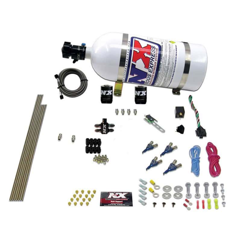 Nitrous Express — Nitrous Express 4 Cyl Gasoline EFI Nitrous Kit (50-250HP) w/10lb Bottle
Injection System Kit
N2OSys - view 2