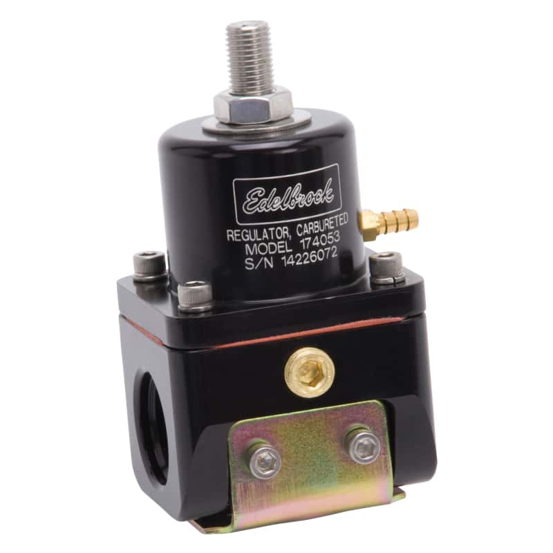 Edelbrock — Edelbrock Fuel Pressure Regulator Carbureted 180 GPH 5-10 PSI -10 In/Out -6 Return Black
PUMPS - view 6