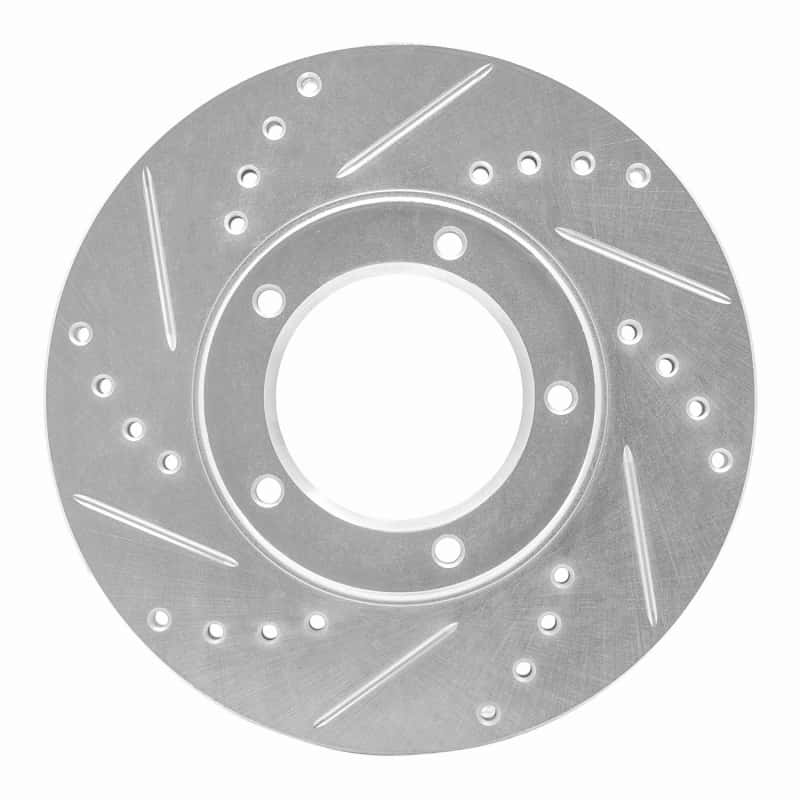 R1 Concepts — R1 84-95 Toyota Pickup Front Left Drilled & Slotted Silver Brake Rotor
R1 Brake Rotor Drill - view 1