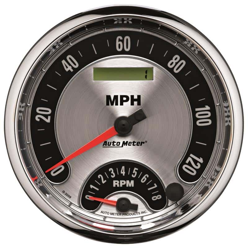 AutoMeter — Autometer American Muscle 5in Tach Speedo Combo In-Dash
5" RPM/SPD COMBO AM - view 2