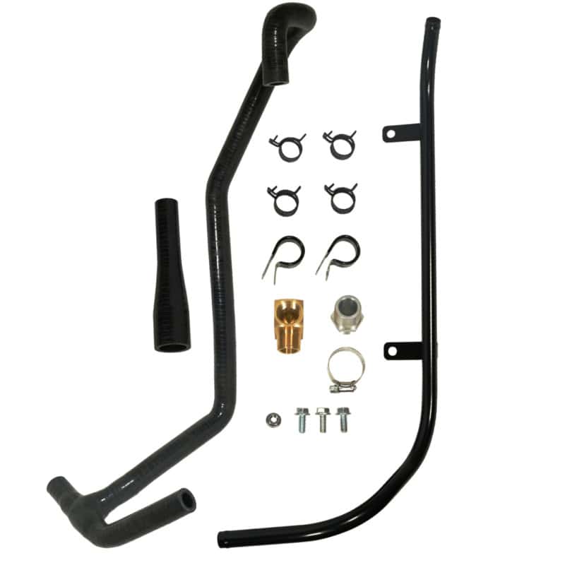 BD Diesel — BD Diesel 03-05 Dodge Cummins (5.9L) Howler Turbo Coolant Tube Relocation Kit
COOLANT TUBE RELOCAT
CoolantWaterOutletTb - view 2