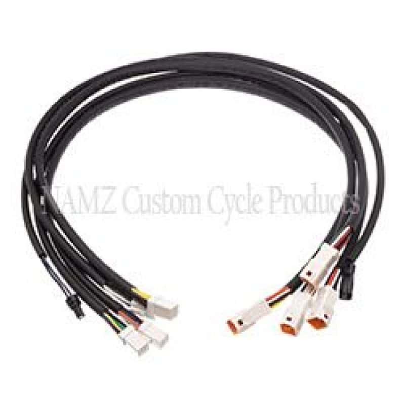NAMZ — NAMZ 14-17 Indian Chieftain/Roadmaster Plug-N-Play Complete Handlebar Control Xtension Harness 24in. - view 2