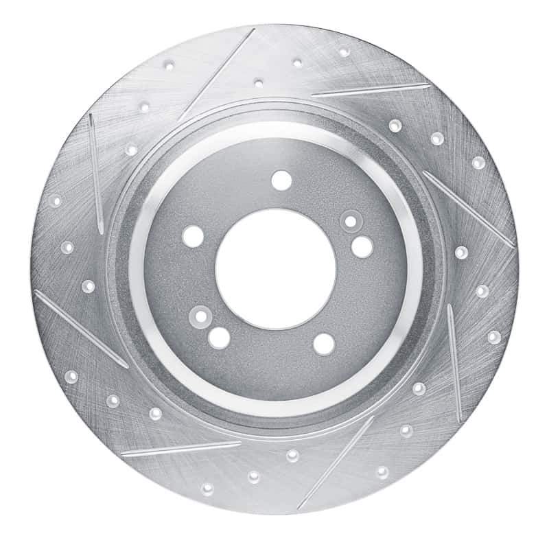 R1 Concepts — R1 21-25 Hyundai SONATA Rear Left Drilled & Slotted Silver Brake Rotor
R1 Brake Rotor Drill - view 1