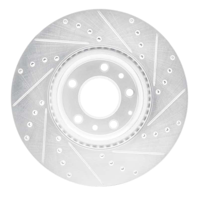 R1 Concepts — R1 06-07 Mazda 6 Front Left Drilled & Slotted Silver Brake Rotor
R1 Brake Rotor Drill - view 5
