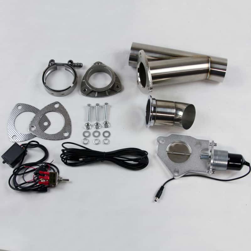 Granatelli Motor Sports — Granatelli 2.5in Stainless Steel Electronic Exhaust Cutout
Exhaust Cut-Out - view 1