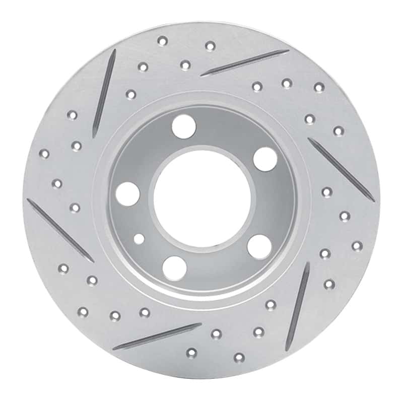 R1 Concepts — R1 98-24 Audi Tt Rear Right Drilled & Slotted Geo-Carbon Rotor - view 5