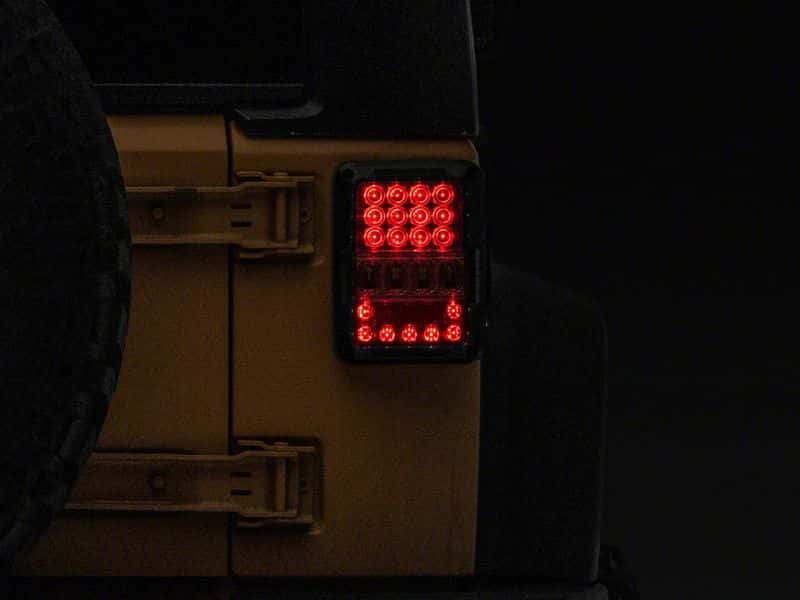 Raxiom — Raxiom 07-18 Jeep Wrangler JK Axial Series Lux LED Tail Lights- Blk Housing (Clear Lens)
Lights - view 9