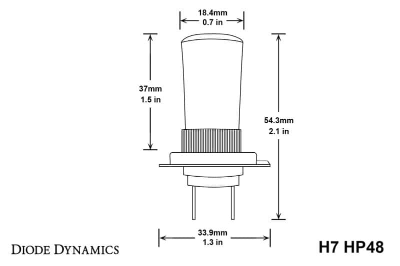 Diode Dynamics — Diode Dynamics H7 HP48 LED - Cool - White (Pair) - view 3