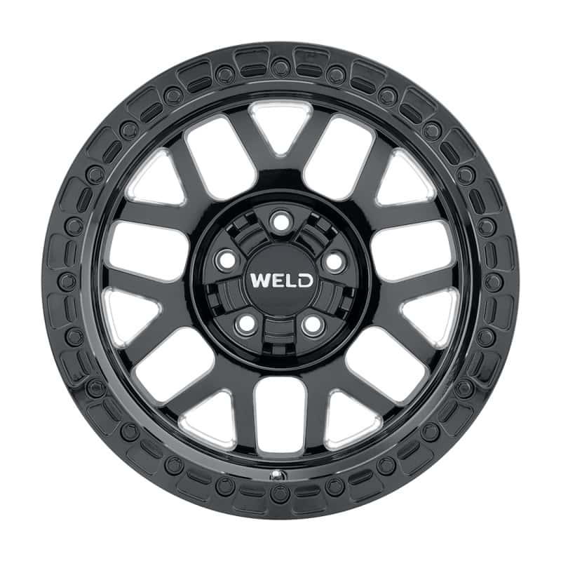 Weld — Weld Off-Road W105 17X9.0 Cinch 6X135 6X139.7 ET00 BS5.00 Gloss Black MIL 106.1 - view 1