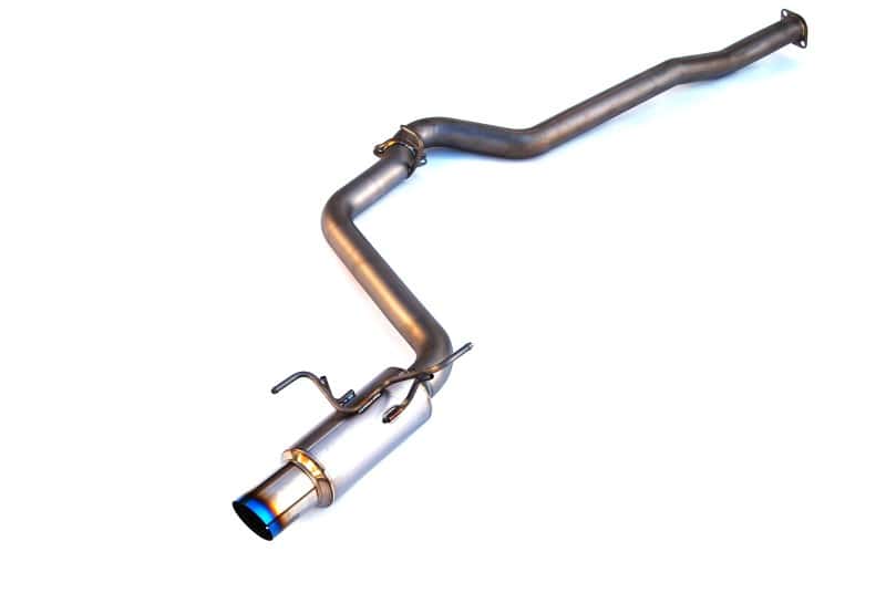 Invidia — Invidia 2015+ WRX/STi 4 Door 80mm Single Outlet Full Titanium Cat-Back Exhaust - view 1