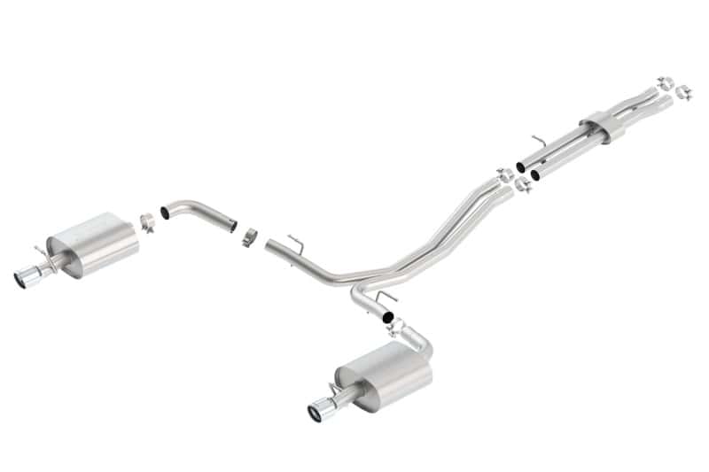 Borla — Borla 12-15 Ford Explorer 3.5L EcoBoost Dual Split Rear Ext SS S-Type CB Exhaust
Cat-Back System - view 4