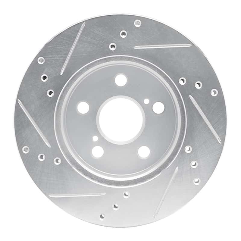 R1 Concepts — R1 16-22 Toyota Prius Front Right Drilled & Slotted Silver Brake Rotor
R1 Brake Rotor Drill - view 5