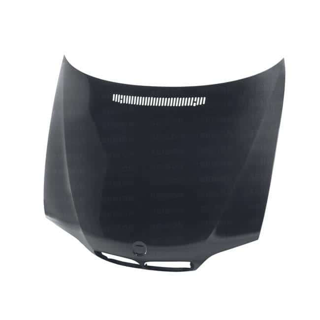 Seibon — Seibon 02-05 BMW 3 Series 4dr E46 (Manuf Date 7/02-7/06 Models Only) OEM-Style Carbon Fiber Hood - view 6