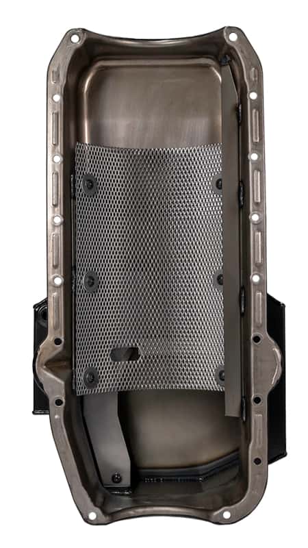 Moroso — Moroso Pre-80 Chevrolet Small Block (w/2 Pc Seal) Road Race Wet Sump 7qt 7.5in Steel Oil Pan - Black - view 2
