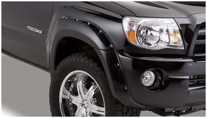 Bushwacker — Bushwacker 05-11 Toyota Tacoma Fleetside Pocket Style Flares 4pc 73.5in Bed - Black
FF Pocket Style 4Pc - view 4