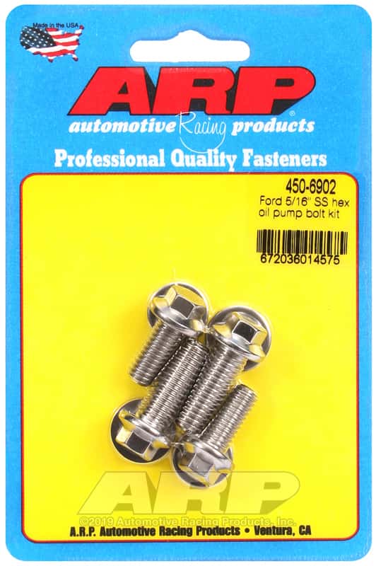 ARP — ARP Ford SS 5/16in hex oil pump bolt kit - view 1