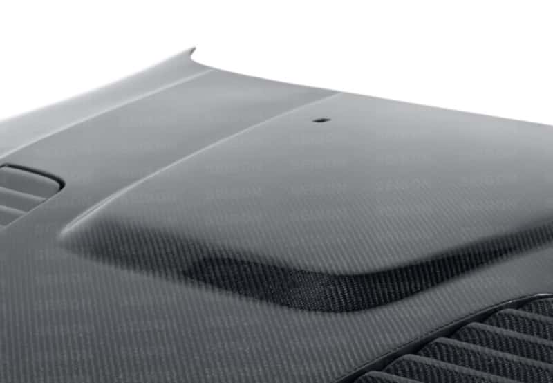 Seibon — Seibon 97-03 BMW 5 Series 4Dr (E39) GTR-Style Carbon Fiber Hood - view 4