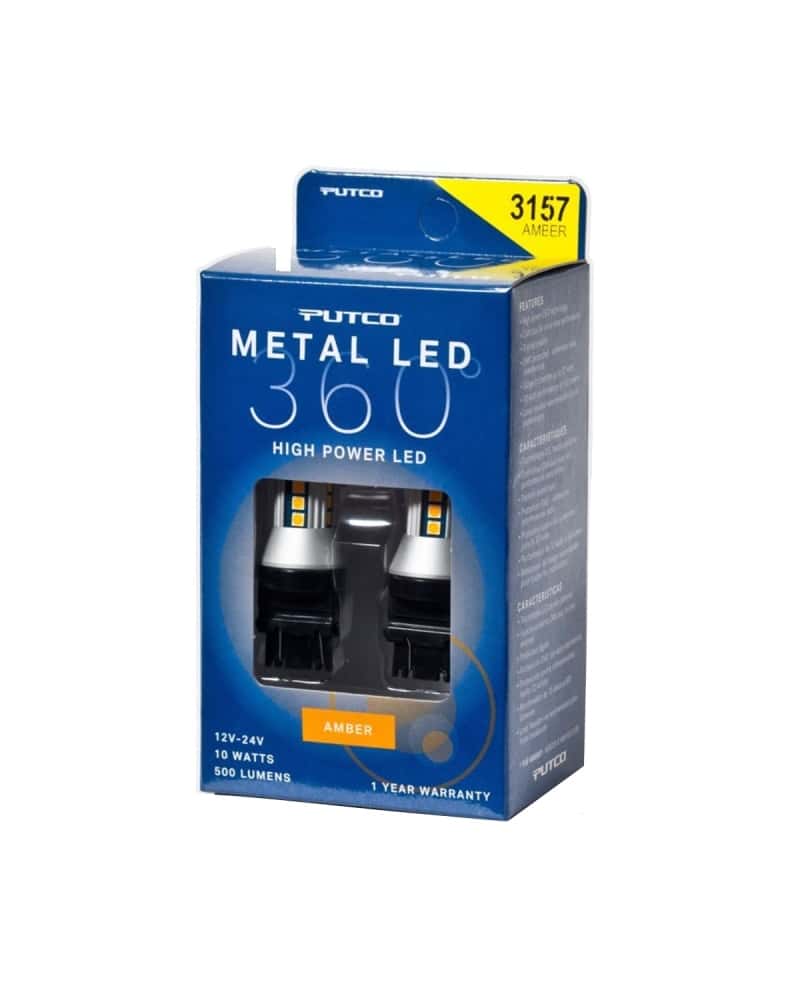 Putco — Putco 3157 - Amber Metal 360 LED
Bulb - view 1