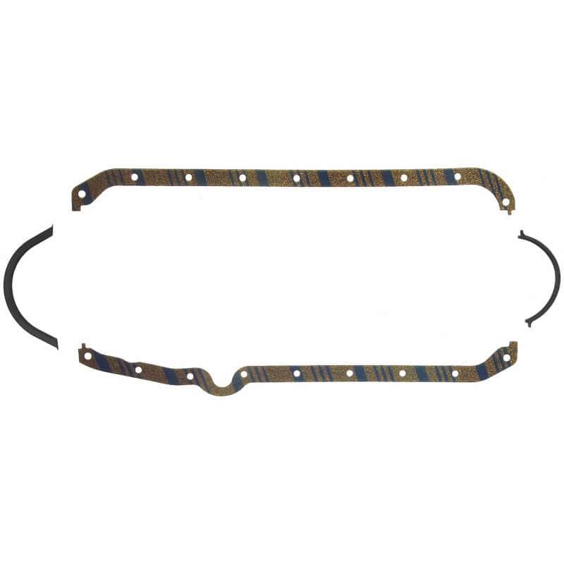Fel-Pro — Fel-Pro Chevrolet Corvette OS 5197 C-5 Engine Oil Pan Gasket Set Blue Stripe cork-rubber - view 1