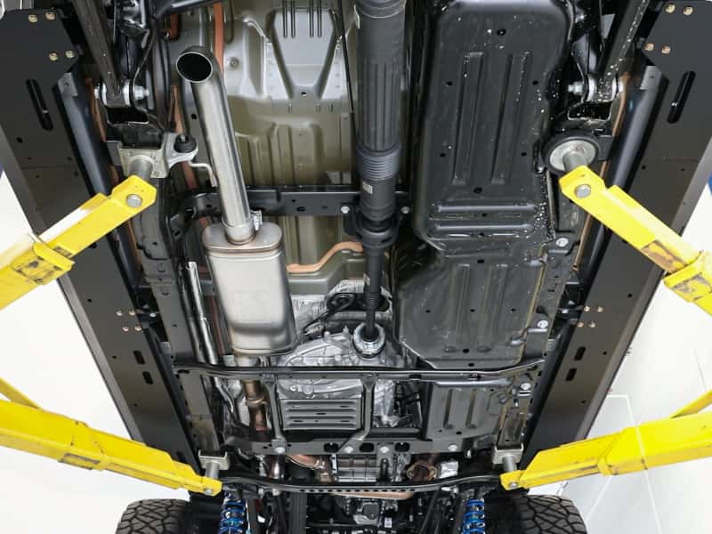 aFe — aFe ROCK Basher Exhaust Cat-Back 3in SS-409 2020 Jeep Gladiator (JT) V6-3.6L
Cat-Back Exhaust - view 4