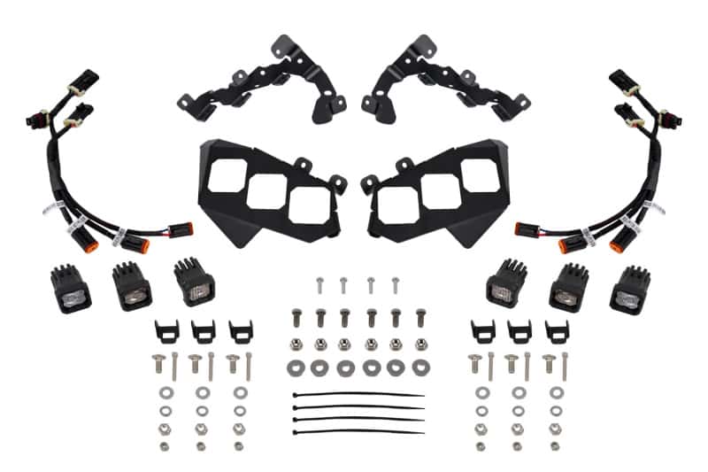 Diode Dynamics — Diode Dynamics 17-24 Can-Am Maverick X3 C1 Headlamp Kit - Sport White ABL (Pair) - view 1