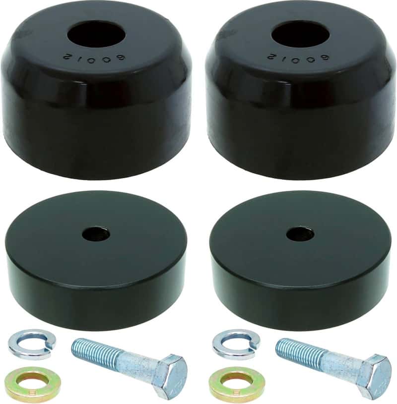 RockJock — RockJock JK Bump Stop Kit Front w/ Billet Aluminum Spacers Urethane RockJock Bump Stops Hardware
Jounce Bumper - view 1