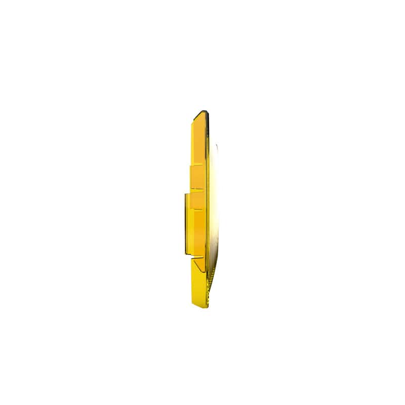 KC HiLiTES — KC HiLiTES SlimLite 8in. LED Light Shield SAE Driving (Shield Only) - Selective Yellow - view 7