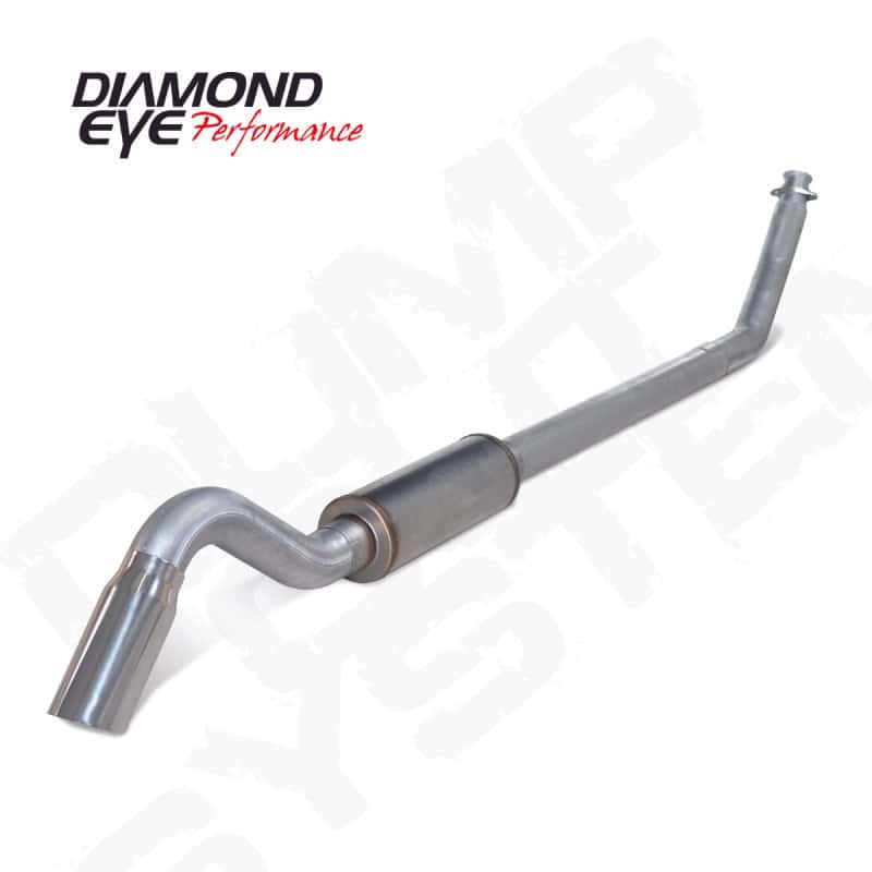 Diamond Eye Performance — Diamond Eye 4in AL TURBO BACK SGL DUMP OUT 94-02 DODGE INCLUDING TIP
KIT, 4", TBSGLTD; AL - view 2
