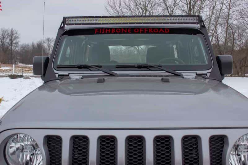 Fishbone Offroad — Fishbone Offroad 2018+ Jeep Wrangler JL Windshield Light Bracket - view 3