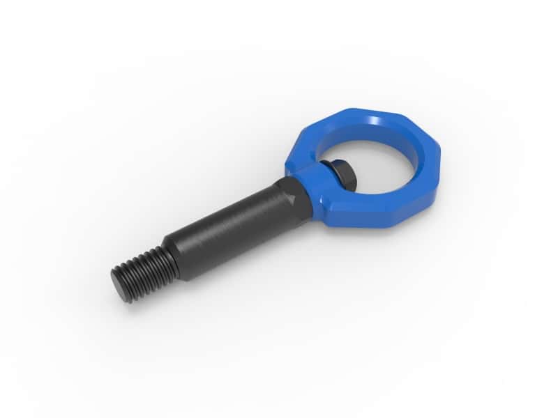aFe — aFe Control Front Tow Hook Blue 20-21 Toyota GR Supra (A90)
Front Tow Hook - view 3