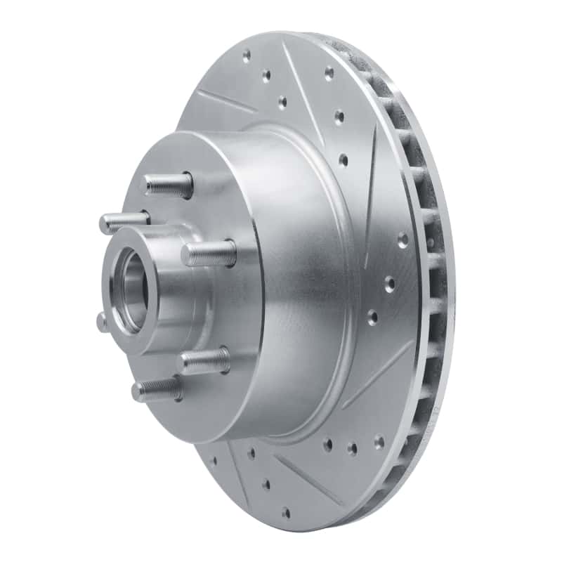 R1 Concepts — R1 93-96 Dodge DAKOTA RWD Front Right Drilled & Slotted Silver Brake Rotor
R1 Brake Rotor Drill - view 2