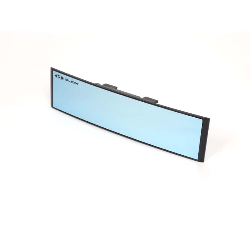 BLOX Racing — BLOX Racing 290mm Convex Mirror Black Frame Blue Tint - view 3