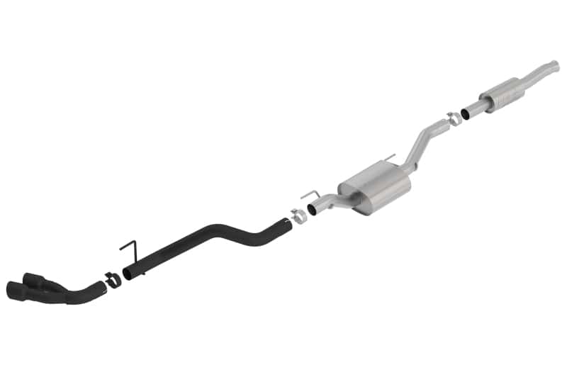 Borla — Borla 2020 Jeep Gladiator JT 3.6L V6 AWD ATAK Dual Side Catback w/ Black Tips
Cat-Back System - view 1