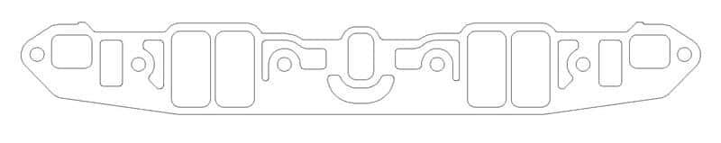 Cometic Gasket — Cometic Chrysler LA V8 .060in Fiber Intake Mani Gasket Set-1.170in x 2.300in Rectangle Port
Intake Gasket Set - view 1