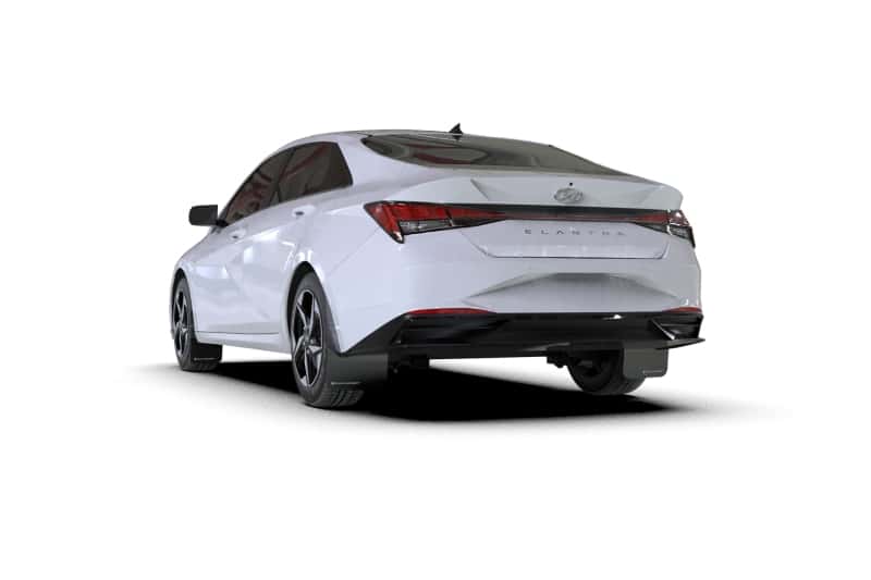 Rally Armor — Rally Armor 21-23 Hyundai Elantra Black UR Mud Flap w/White Logo
Mud Flap - view 4