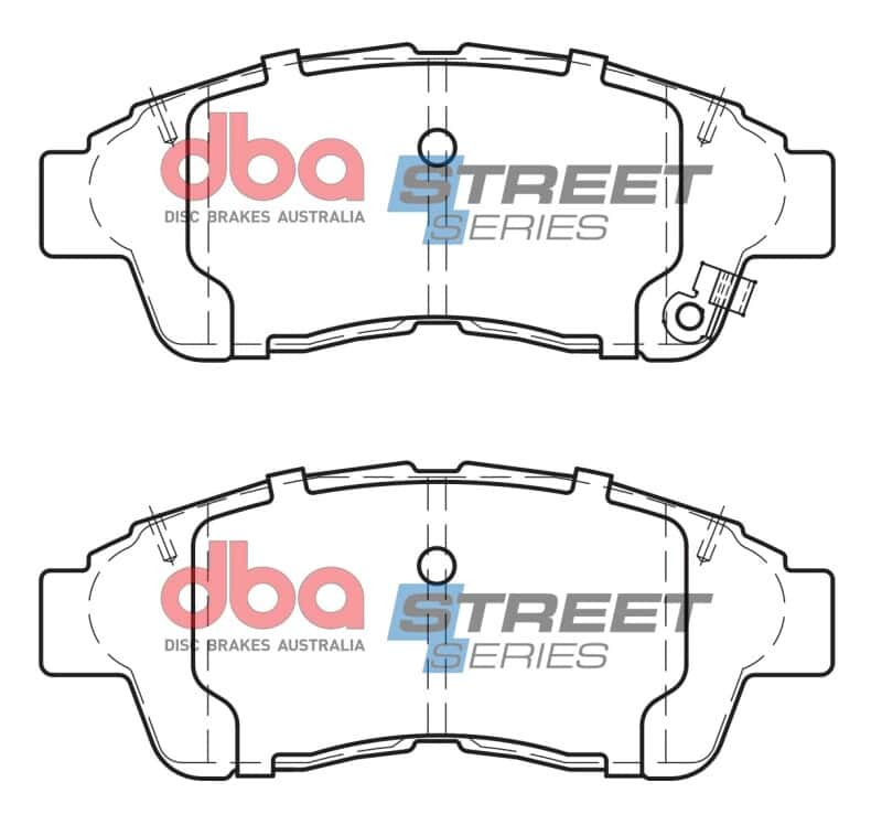 DBA — DBA 93-97 Geo Prism Street Series Front Brake Pads
Brake Pad - view 2