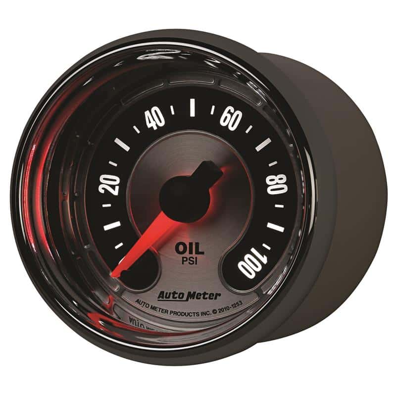 AutoMeter — Autometer American Muscle 52mm Full Sweep Electric 0-100 PSI Oil Pressure Gauge
GA 2" OILP STEPPR AM - view 4