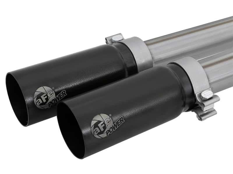 aFe — aFe Rebel Series 3in to 2.5in 409 SS Cat-Back Exhaust w/ Black Tips 09-18 GM Silverado/Sierra 5.4L
Cat-Back Exhaust - view 2