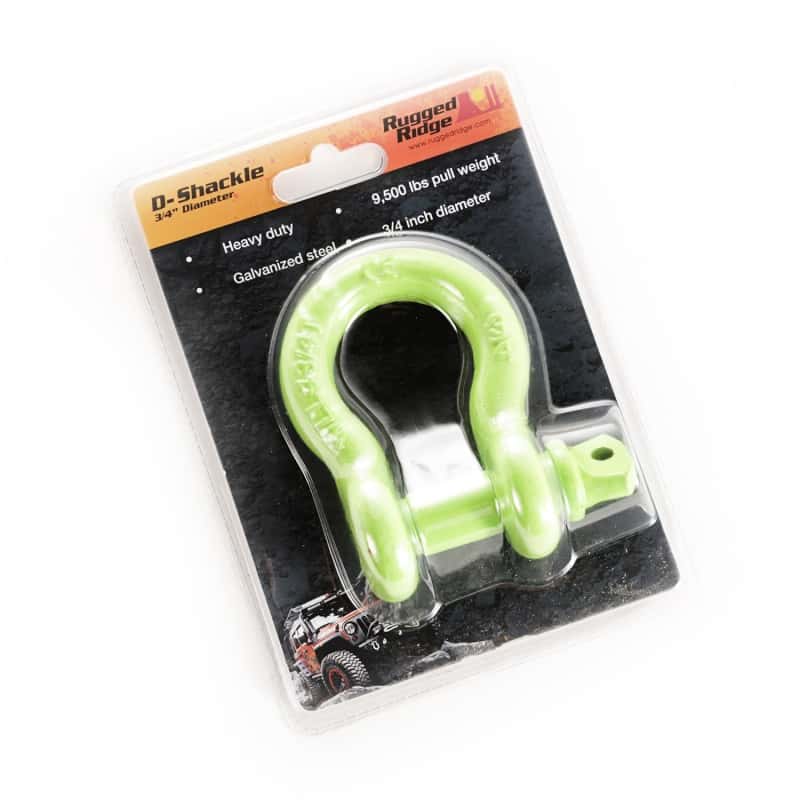 Rugged Ridge — Rugged Ridge Green 9500lb 3/4in D-Shackle
OFFROAD_RECOVERY
D-Ring - view 4