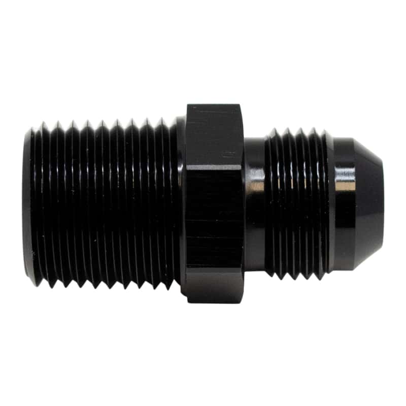 DeatschWerks — DeatschWerks 8AN Male Flare to 1/2in Male NPT Adapter - Anodized Matte Black
Lines & Fittings - view 1
