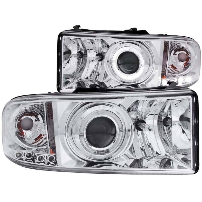 ANZO — ANZO 1994-2001 Dodge Ram Projector Headlights w/ Halo Chrome
Head Light Set
HdLtSet - view 2