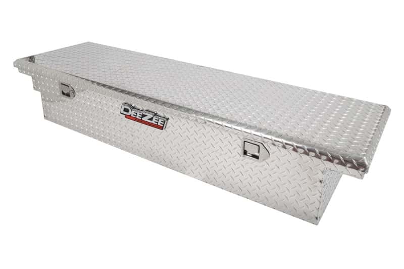 Dee Zee — Dee Zee Universal Tool Box - Red Crossover - Single Lid BT Alum
ToolBxTrkBedRTR - view 4