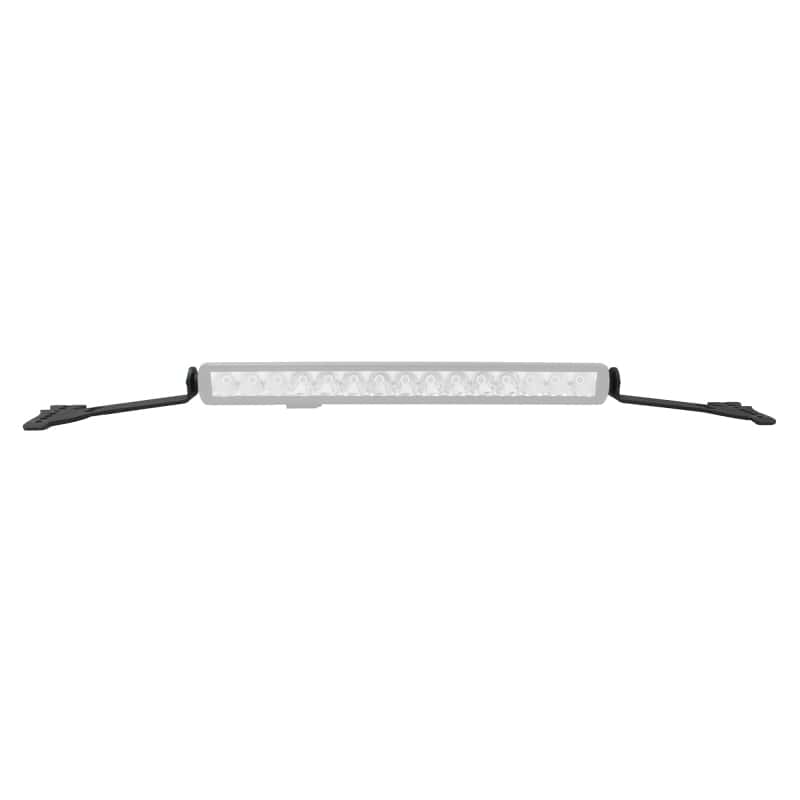 Go Rhino — Go Rhino 18-20 Jeep Wrangler JL/JLU/Gladiator JT Light Mount - 20in Single Row
Hood Hinge Mount - view 1