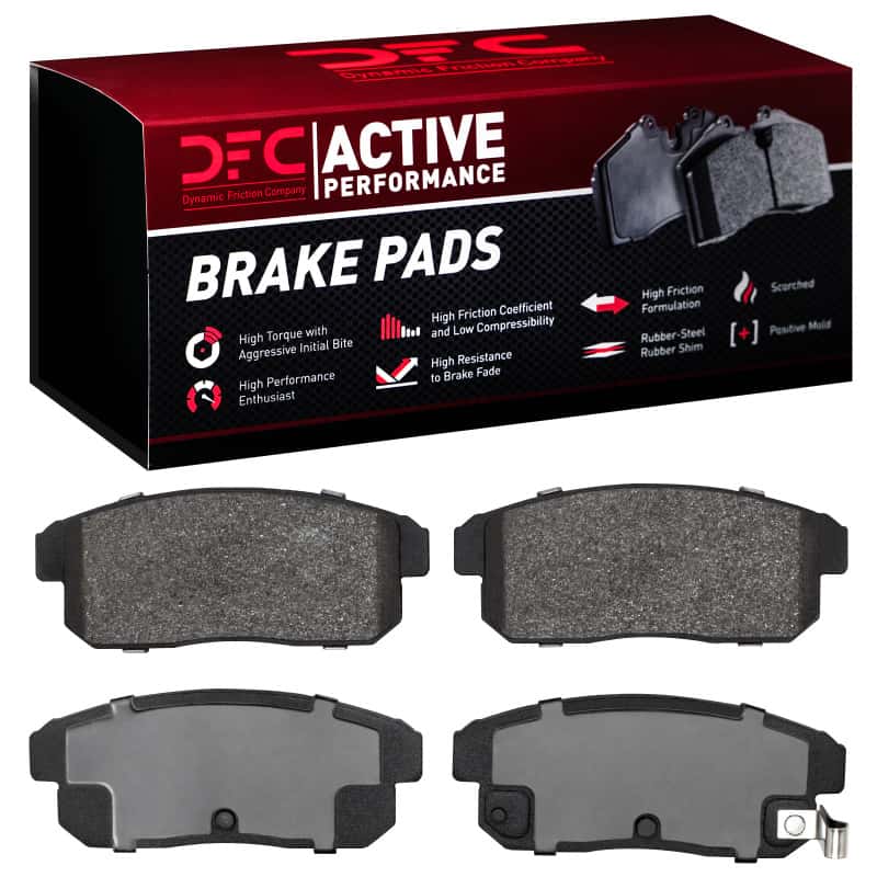DFC — DFC 04-11 Mazda RX-8 Rear Active Performance Pads - Low Metallic
DFC Brake Pad Set - view 1