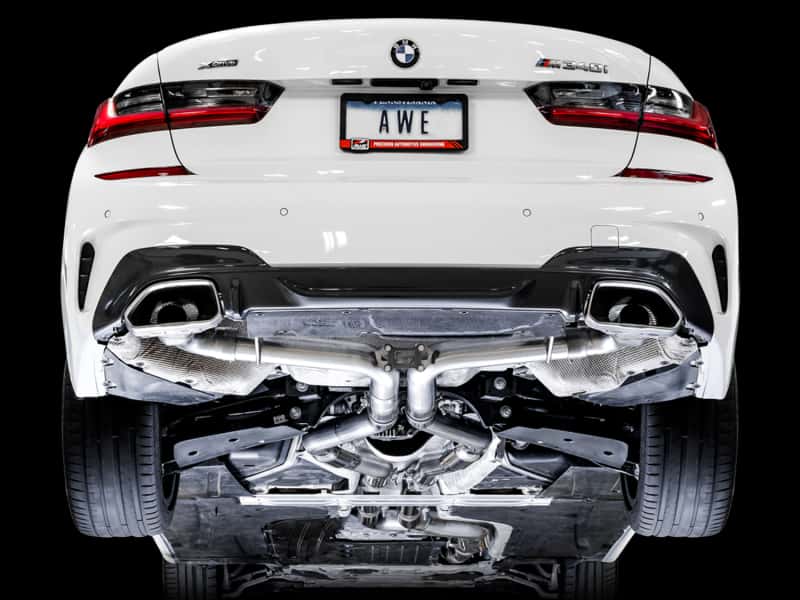AWE Tuning — AWE Tuning 2019+ BMW M340i (G20) Track Edition Exhaust (Use OE Tips)
Track Exhaust - view 2