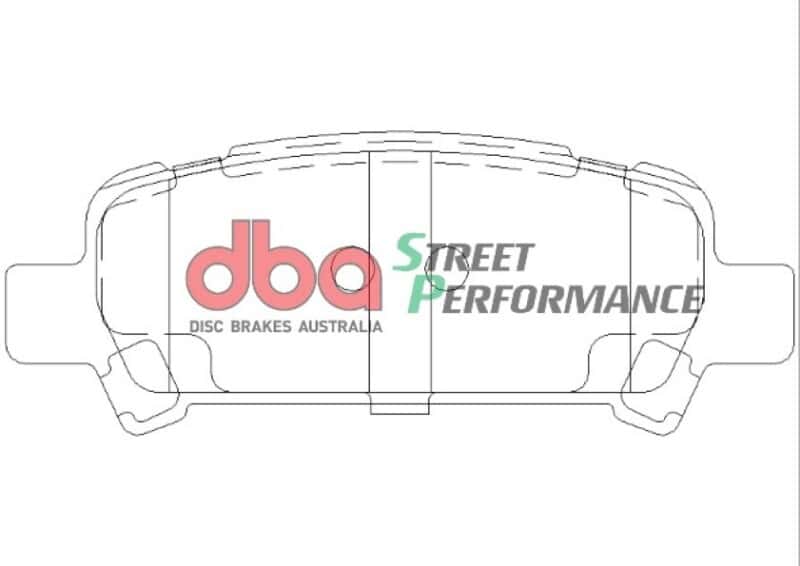 DBA — DBA 02-03 Subaru WRX SP500 Rear Brake Pads
Brake Pad - view 2